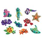 Floss & Rock, Clay & Play, Ocean, zestaw z gliną samoutwardzającą, 10 kolorów