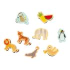 Floss & Rock, Dżungla, zestaw kolorowych pieczątek i książeczka