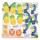 Floss & Rock, Dżungla, zestaw magnetycznych gier i zabaw 4w1