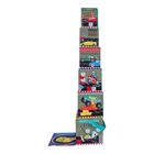 Floss & Rock, Samochody, piramida do układania, zestaw z figurkami