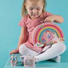 Floss & Rock, Tęczowe Wróżki, zestaw do herbaty w walizeczce, 10 elementów