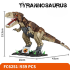 Forange, Dinozaur Tyrannosaurus, klocki konstrukcyjne, 939 elementów