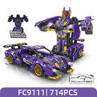 Forange, Engine-Morph, samochód 2w1, klocki konstrukcyjne, 714 elementów
