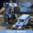 Forange, Engine-Morph, samochód 2w1, klocki konstrukcyjne, 968 elementów