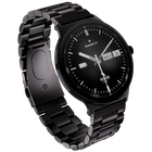 Garett, Quantum, smartwatch, stalowy, czarny