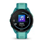 Garmin, Forerunner 165, zegarek sportowy, Music AMOLED, Turquoise Aqua, 43 mm