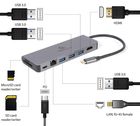 Gembird, multi adapter USB-C, 5w1