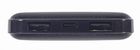 Gembird, powerbank, 10000 mah, 2x USB, czarny