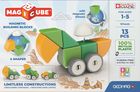 Geomag, Magicube, 4 Shapes, Recycled Wheels, klocki magnetyczne, 13 elementów