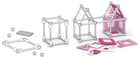 Geomag, Pink, konstrukcyjne klocki magnetyczne, 142 elementów