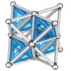 Geomag, Pro-L, konstrukcyjne klocki magnetyczne, 110 elementów