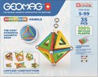 Geomag, Supercolor Panels Recycled, konstrukcyjne klocki magnetyczne, 35 elementów