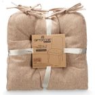 Giftdecor, poduszki na krzesło z pikowaniem i troczkami, 40-40 cm