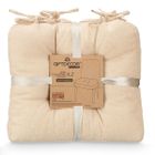 Giftdecor, poduszki na krzesło z pikowaniem i troczkami, 40-40 cm