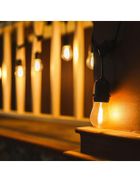 Girlanda ogrodowa świetlna, 20m, 20 żarówek LED, sieciowa, wodoszczelna