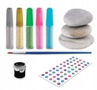 Grafix, malowanie kamyczków, mandala