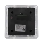 GreenBlue, lampa solarna LED na słupek, daszek kopertowy, 80-80 mm, 3200K GB127 WW