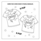 Gwiazdy k-pop. Idealny duet. Kolorowanka