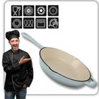 Hage, emaliowana patelnia, żeliwna, sea salt, 26 cm