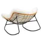 HaloFuture, bujany fotel, kokon skandynawski, XL, beżowy