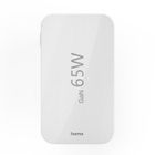 Hama, Płaska Mini PD, ładowarka sieciowa, 2xUSB‑C, USB‑A, 65W, biała