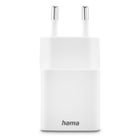 Hama, Power Delivery, ładowarka sieciowa, USB‑C, USB‑A, 30W, biała