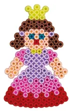 Hama, zestaw: koraliki do prasowania + plansza, 4 szt.