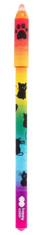 Happy Color, Miaow! długopis wymazywalny, niebieski, 0,5 mm, 1 szt.
