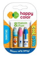 Happy Color, skuwki do długopisów wymazywalnych Cool Gang, 3 szt.