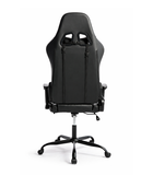 Hedo, fotel gamingowy z podnóżkiem, czarny