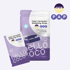 Hello Coco, Whitening Strips, paski wybielające z pap, fioletowe, 14 szt.