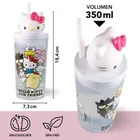 Hello Kitty, butelka do picia z brokatem, 350 ml