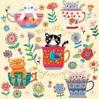 Henry, karnet, Kotki w kwiatkach