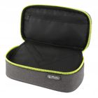 Herlitz, Beatbox, piórnik owalny, ABC, szaro-żółty