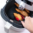 Hit, wkład do frytkownicy air fryer, silikonowy, szary, 20 cm