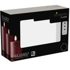 Home Styling Collection, dekoracyjne świece LED 7,5 cm, 3 szt.