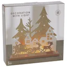 Home Styling Collection, świąteczna lampa stołowa, LED, 20 cm