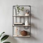 Home Styling Collection, szafka wisząca, 3 piętra, metalowa, 35-12-55 cm