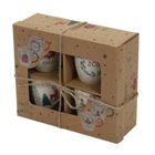 Home Styling Collection, zestaw kubków świątecznych, 200 ml, 4 szt.