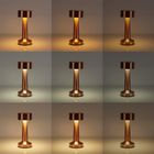 Home Styling Decoration, lampka stołowa, 21 LED, miedziana, 21 cm