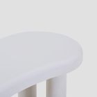 Homla, Alto, stolik kawowy, lakierowany, szary, 100-60-45 cm