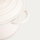 Homla, Andreas, garnek żeliwny, beżowy tradycyjny, 24 cm, 4l