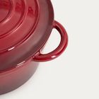 Homla, Andreas, garnek żeliwny, bordowy tradycyjny ombre, 24 cm, 4l