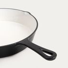 Homla, Andreas, patelnia żeliwna, beżowo-czarna, 26 cm