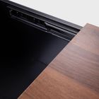 Homla, Anzabi, stolik kawowy, z podnoszonym blatem, brązowy, 105-50,5-43,5 cm