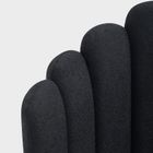 Homla, Aula, krzesło, czarne, 49-55-85 cm