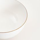 Homla, Auroo, miseczka, ze złotą obwódką, 14 cm