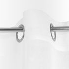 Homla, B2 Essentials Milan With Pears, Rings, firanka, biała z perłami na kołach, 140-250 cm