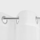 Homla, B2 Essentials Swiss Voal Rings, firanka, biała swiss woal na kółkach, 160-300 cm