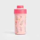 Homla, B2 Lusy, zestaw lunchbox, różowy z kubkiem, 1,8l